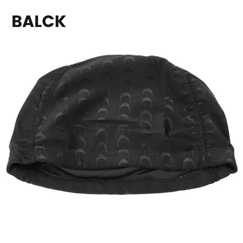 Cap плувна шапка висок комфорт лек найлон възрастен универсален Balck / Bule главата капак преносим унисекс водоустойчив