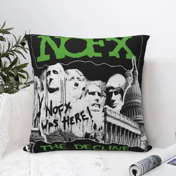 Не Fx Nofx заключване лента флаг реколта хвърлят възглавница покритие диван възглавница покритие Начало декор потребителски печат за вас