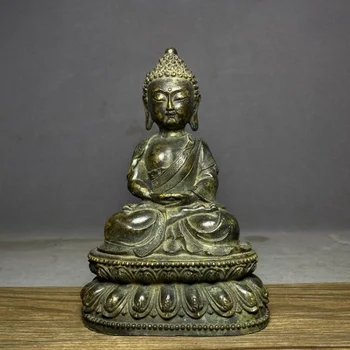 Антична колекция Статуя на Буда Амитаба Вайрочана Буда Подсветка Култ Градска къща Сейф Фън Шуй Начало Орнаменти