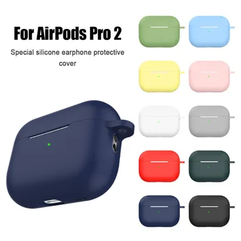 Силиконови калъфи за слушалки за Apple за Airpods Pro 2 калъф защитен Bluetooth безжичен капак за слушалки за Apple за кутия за въздушни шушулки