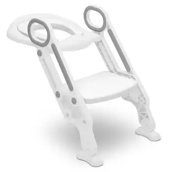 Delta деца дете размер малко дете гърненце обучение стълба седалка за момчета и момичета - сгъваем дизайн включва регулируема височина
