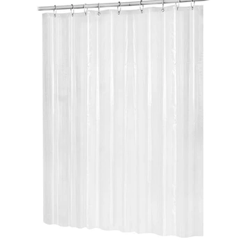 4Set 180Cmx180cm пластмаса Peva водоустойчив душ завеса прозрачен бял ясно баня завеса баня завеса завеса с куки