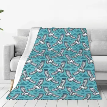 The Hawks Flight Light Cerulean Blanket Bedcover On The Bed Blanket Picnic Blanket Soft Bed Blanket Uni For Bed
