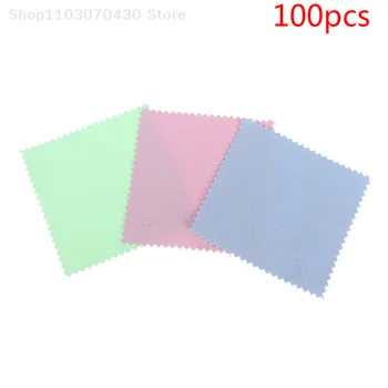 Color Anti Tarnish Кърпи за полиране за многократна употреба Почистващи кърпи с индивидуален пакет Soft Clean Keep Jewelry Shining Tools