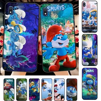 Cartoon S-Smurfs Калъф за телефон за Samsung A 10 11 12 13 20 21 22 30 31 32 40 51 52 53 70 71 72 73 91 13 Shell
