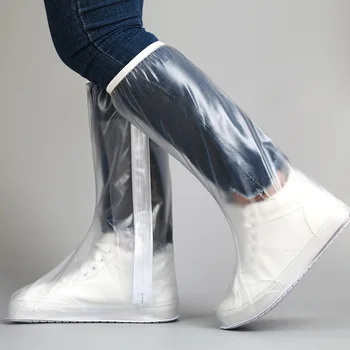 Rain ботуши унисекс покритие обувки езда високо Топ водоустойчив нехлъзгащи дъжд ботуши дъжд обувки покрива за многократна употреба дъждоустойчив обувка покритие