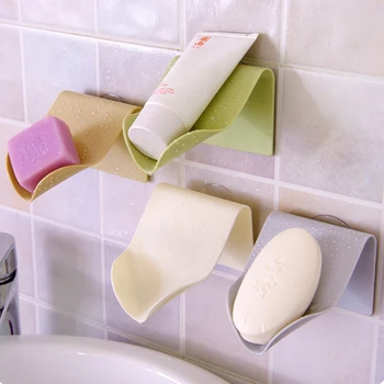 Сапунена кутия Баня Държач за сапун Тава за съхранение на чинии Тоалетна душ Нехлъзгащ се дренажен държач за сапун Калъф Приспособления за баня