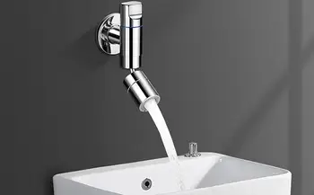 Mop мивка кранче трайни стена кранче пръски доказателство мивка кранче двоен режим кухненски кран разшири вода дюза за кухня баня