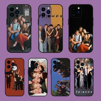 Приятели ТВ шоу Central Perk телефон случай за iPhone 13 14 15 11 12 Mini Pro Max прозрачна обвивка