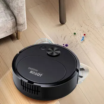 2024 НОВ USB Sweeping Robot Прахосмукачка за почистване 3 в 1 Smart Wireless 1500Pa Плъзгане Почистване Sweep Етаж за домашен офис