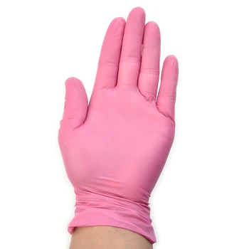 Домакински лабораторни ръкавици за почистване 20 бр. Тънки черни латексови ръкавици за еднократна употреба – идеални за почистване и лабораторна употреба