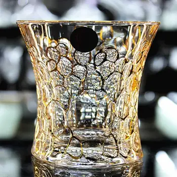 европейски стил мащабно кристално стъкло рисунка злато вино уиски стъкло бира стъкло чай стъкло спиртни напитки стъкло бренди стъкло