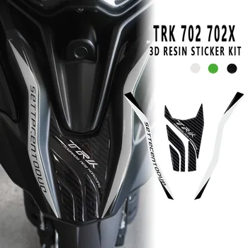 За Benelli TRK 702 TRK 702X 2023- 3D гел епоксиден стикер комплект 3D мотоциклет преден край защита стикер