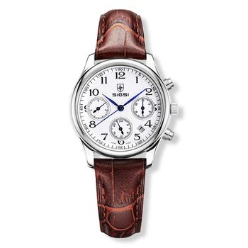 елегантен ръчен часовник жена сребърна стоманена гривна мода кварцови ръчни часовници дама оригинално качество водоустойчив ръчен часовник женски