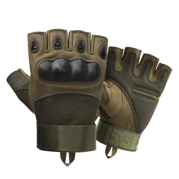 Половин пръст Мъжки ръкавици Външни военни тактически ръкавици Спортна стрелба Лов Еърсофт Мотоциклетни ръкавици за колоездене