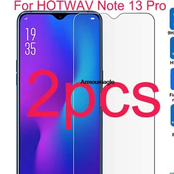 2pcs Clear HD закалено стъкло предпазител за Hotwav Note 13 Pro 6.6