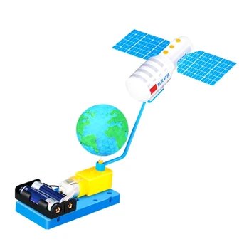 Сателитна играчка ръка на космически сателитен модел комплекти космическа станция сграда комплект