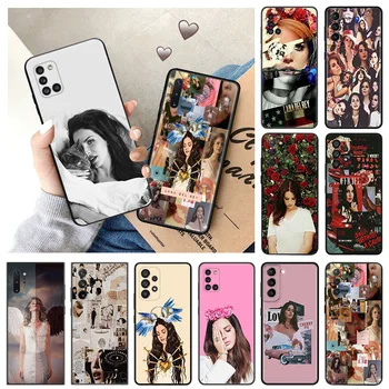Lana Del Rey Anti-Drop мек калъф за телефон за Samsung A73 A31 A32 A14 A34 A42 A41 A51 A52 A54 A53 A71 A33 A72 Note20 10 9 8 капак