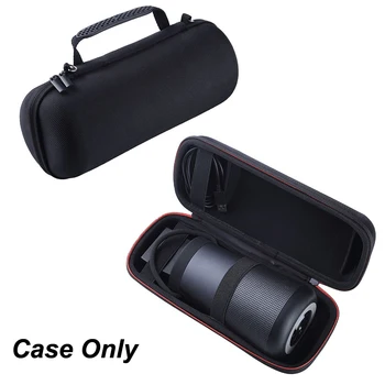 Portable Zipper Travel Hard Case Bag Protect Cover Storage Box For Bose SoundLink Revolve+ Plus Extra Space for Plug Cables