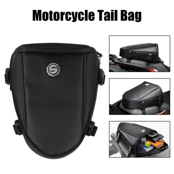 Голям капацитет задна седалка чанта ездач раница многофункционален мотоциклет опашка чанта езда пътни чанти рамо чанта водоустойчив