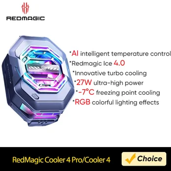 Nubia RedMagic охладител 4 / 4Pro бързо охлаждане с RGB светлина за iPhone 14 / 12 / черна акула за Apple 13 Redmagic 8s Pro OnePlus