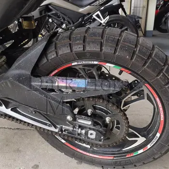 Мотоциклет гума стикер колело педал декорация подходящ отразяващ водоустойчив модифициран стоманен пръстен ЗА ZONTES ZT 125-G2 G2-125