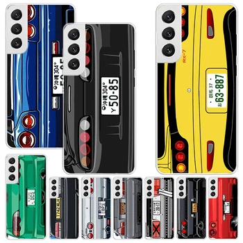 Japan Аниме Initial D Car Taillight Print Soft Case за Samsung Galaxy S23 S22 Ultra S21 S20 FE S10 Plus Телефон Shell S9 S8 + S10