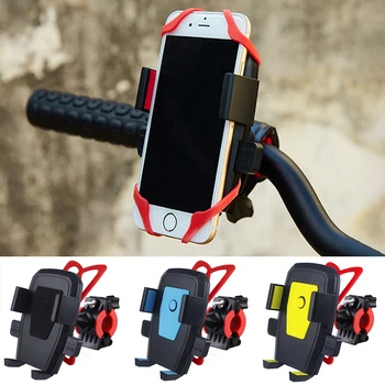 Универсален велосипеден велосипед Държач за мобилен телефон против приплъзване на кормилото на мотоциклета за iPhone X Xs Max Samsung Huawei Xiaomi Redmi