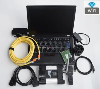 OBD2 Авто скенер WiFi Icom Next за BMW Най-новият софтуерен експертен режим 1TB HDD 90% Нов лаптоп T410 i5 4gb RAM Pro диагностичен инструмент