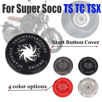Мотоциклет старт превключвател бутон капачка Електрическа врата заключване капак декорация за супер SOCO TS Lite 1200R TSX TS1200R TC MAx Pro Части