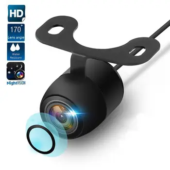  Камера за заден ход на автомобила HD нощно виждане Водоустойчив CCD LED кола резервен монитор Преден изглед Страничен заден ход Цветно изображение на резервната камера