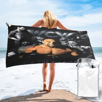 Vtg 90S Wcw Wwe Wwf Goldberg кърпа кърпи Кърпа за баня Бебешка кърпа Микрофибърна кърпа за домашен халат Жена кърпа за кухня