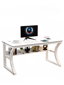 Компютърно бюро, настолен прост офис, минималистичен, спалня, проучване