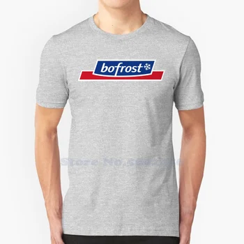 Bofrost Casual Streetwear Print Logo тениска Graphic 100% памук Tee