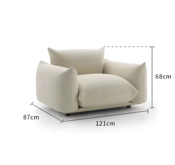 Модерен дизайн секционни модулни холни дивани комплекти плат кожен диван мебели за дома единичен стол диван