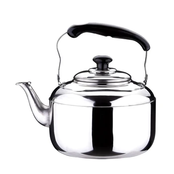 Неръждаема стомана чайник свирки чайник кафе кухня печка индукция за домашна кухня къмпинг пикник 4L 5L 6L