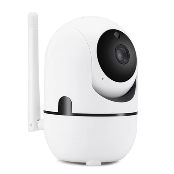 Безжична WiFi камера 1080P инфрачервена камера за нощно виждане Бебешки монитор Интелигентен дом Камера за наблюдение на мобилен телефон UK Plug