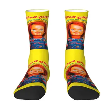 Harajuku Добри момчета Чъки чорапи Мъже Жени Топло 3D отпечатани детска игра кукла спортни баскетболни чорапи