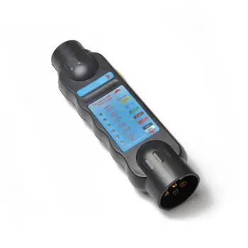 Plug Socket Диагностични инструменти 12V теглене теглич светлина окабеляване тестер ремарке тестер 7 пинов автомобил теглене светлина тестер
