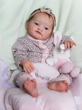 21inch Прероден комплект Наоми Лимитирана серия Спящо бебе Прероден комплект кукли Недовършени части за кукли с комплект за тяло Muñeca Bebe Reborn