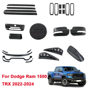За Dodge Ram 1500 TRX 2022 2023 2024 ABS преден капак решетка огледало капак рамка подстригване дръжка купа резервоар за гориво мъгла светлина двигател