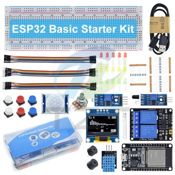 TZT Основен стартов комплект за ESP32 ESP-32S WIFI Съвет за развитие на Arduino Project Learning Kit с уроци ESP32 Kit 
