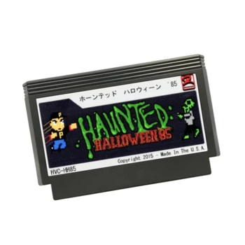 Обитаван от духове Хелоуин '85 (V2) 60 пина ретро игра касета за FC конзола 8 битова видео игра карта