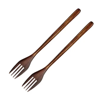 12 броя дървени вилици вилица за вечеря прибори за хранене прибори за хранене домакински кухненски прибори за деца възрастни