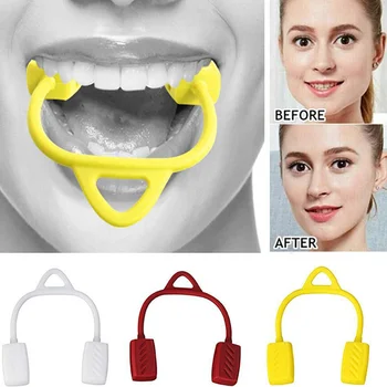 Facial Muscle Trainer Masseter Mandible Mouth Face Trainer Силиконов мастикатор за хранителни продукти Разредител за лице