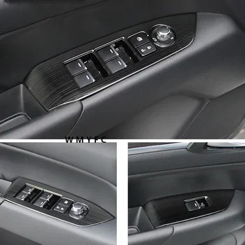 За Mazda CX-5 CX5 2017 2018 2019 2020 LHD прозорец превключвател панел Регулиране на капака подстригване стикери ленти гарнитура декорация кола стайлинг