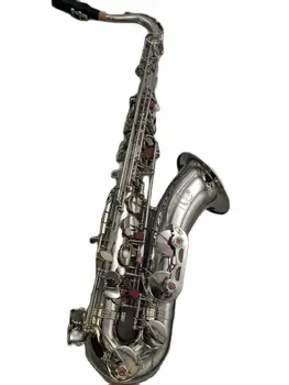 kALUOLIN Тенор саксофон BbTune музикални инструменти сребро саксофон професионален клас с мундщуци Калъф безплатна доставка