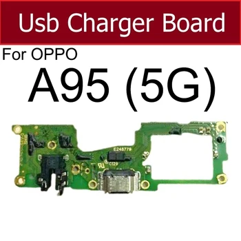 Оригинална USB зарядна платка за OPPO A95 5G PELM00 USB зарядна платка док конектор с IC ремонт резервни части