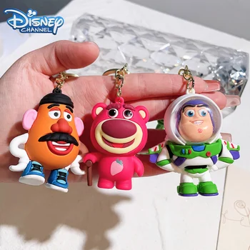 Disney Pixar Toy Story 4 Уди Джеси Alien Lotso г-н картоф Buzz Lightyear карикатура ключодържател раница висулка детски играчки подарък