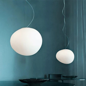 Модерни стъклени висулки светлини Италия Foscarini Грег висяща лампа Led неправилна висяща лампа трапезария кухня LOFT осветително тяло